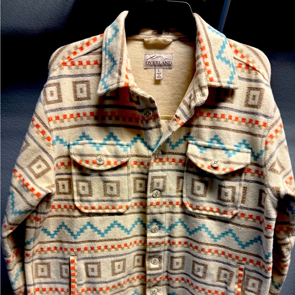 Overland flannel shirt jacket.